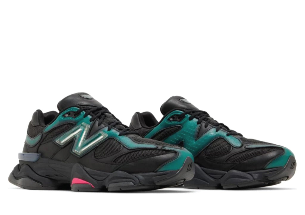 New Balance 9060 Mowalola Burglarwear Black Teal Pink sneaker product image 2 | Foot Spikes