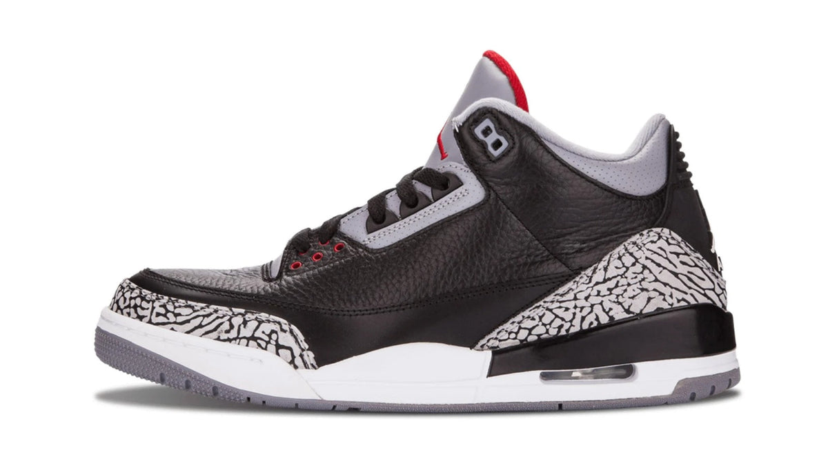 Air Jordan 3 Retro "Black Cement" sneaker product image 1 | Foot Spikes