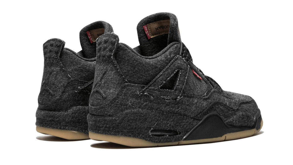 Air Jordan 4 Retro Levis NRG "Black Levis" sneaker product image 4 | Foot Spikes