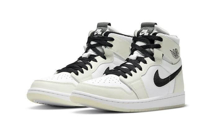 Air Jordan 1 Zoom White Light Bone sneaker product image 4 | Foot Spikes