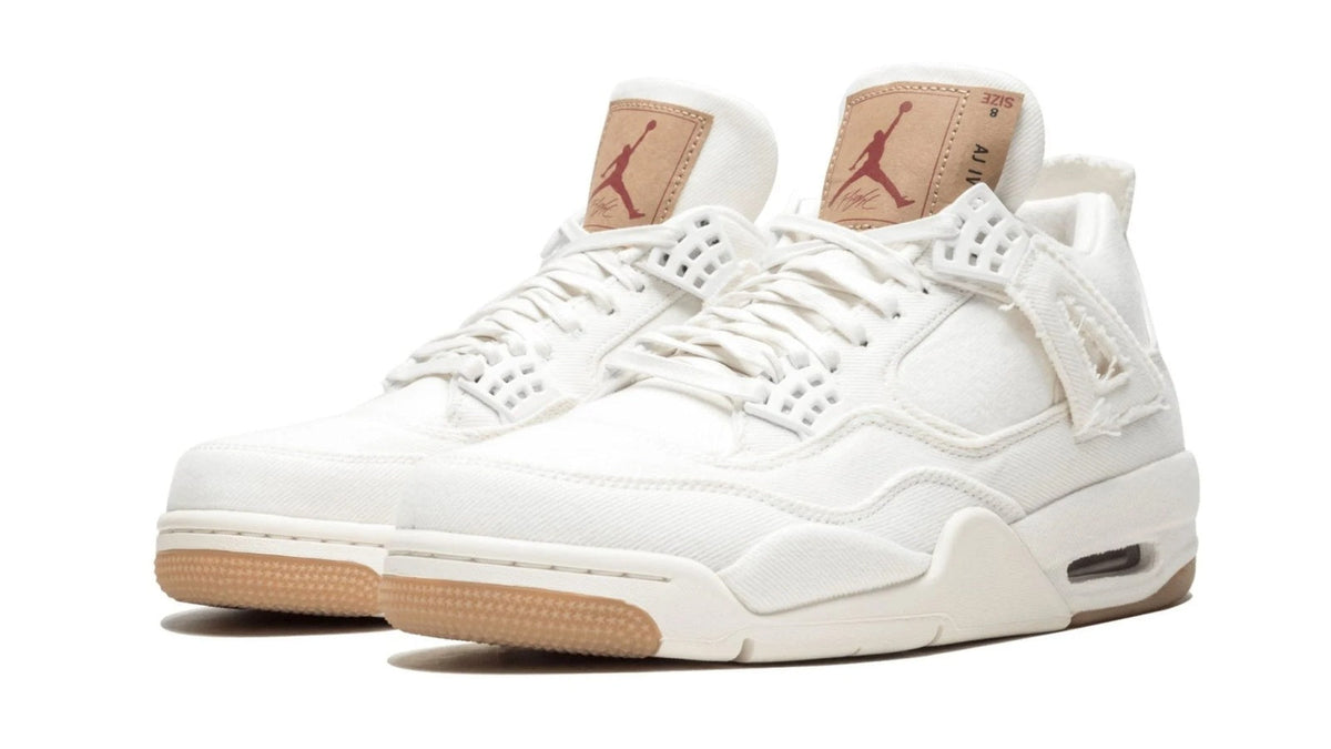 Air Jordan 4 Retro Levis NRG "White Denim" sneaker product image 2 | Foot Spikes