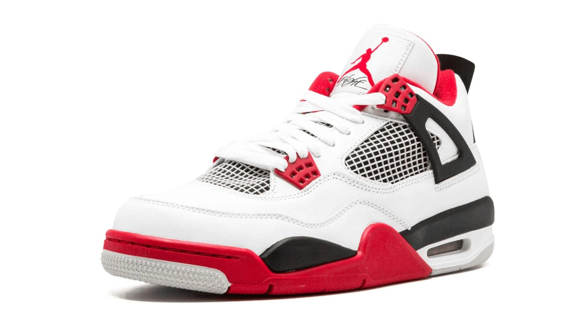 Air Jordan 4 Retro "Fire Red" sneaker product image 3 | Foot Spikes
