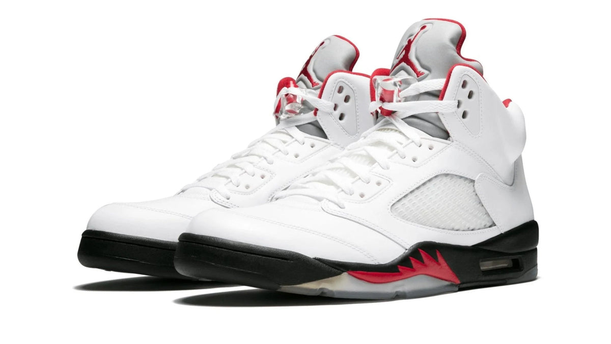 Air Jordan 5 Retro "Fire Red 2013" sneaker product image 2 | Foot Spikes
