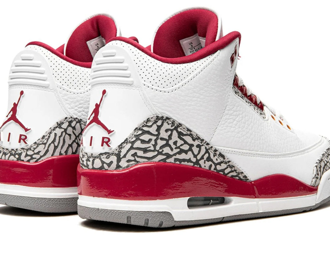 Air Jordan 3 "Cardinal" sneaker product image 4 | Foot Spikes
