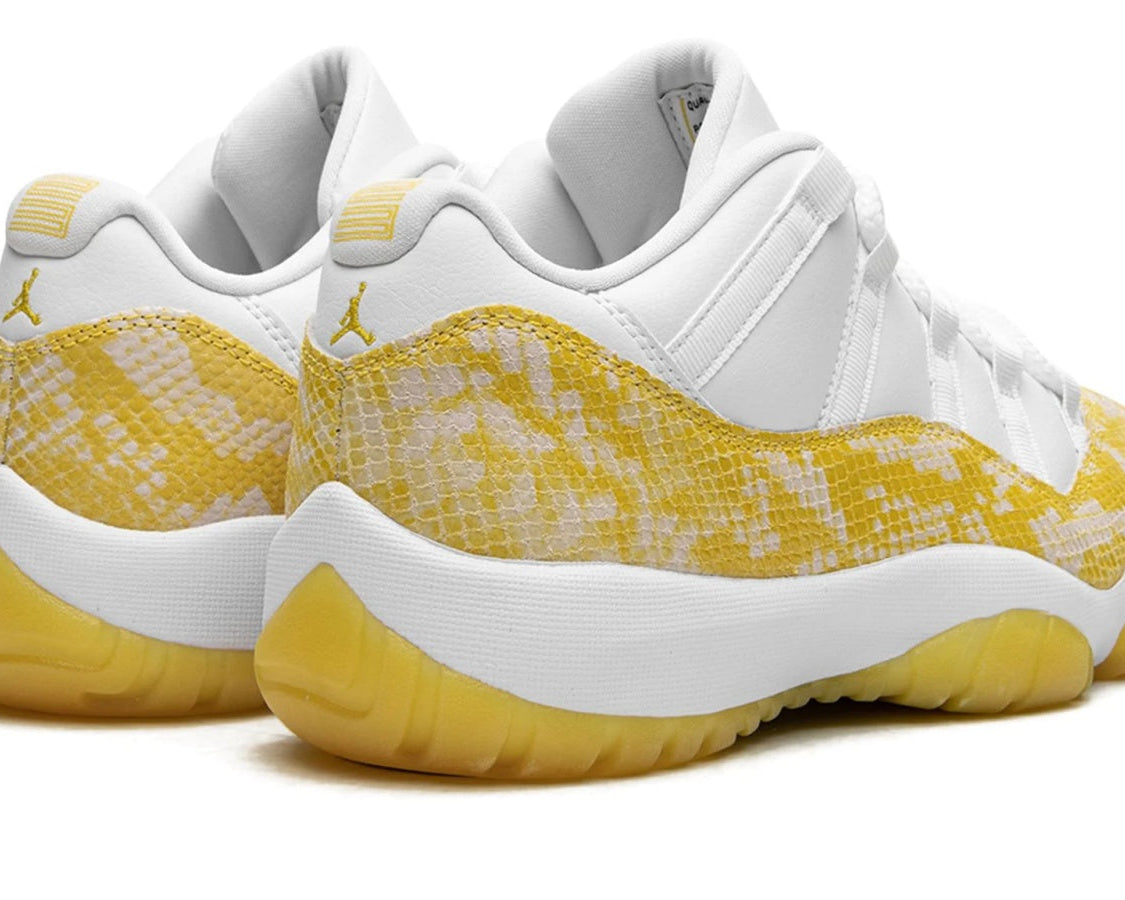 AIR JORDAN 11 LO WMNS "Yellow Snakeskin" sneaker product image 4 | Foot Spikes