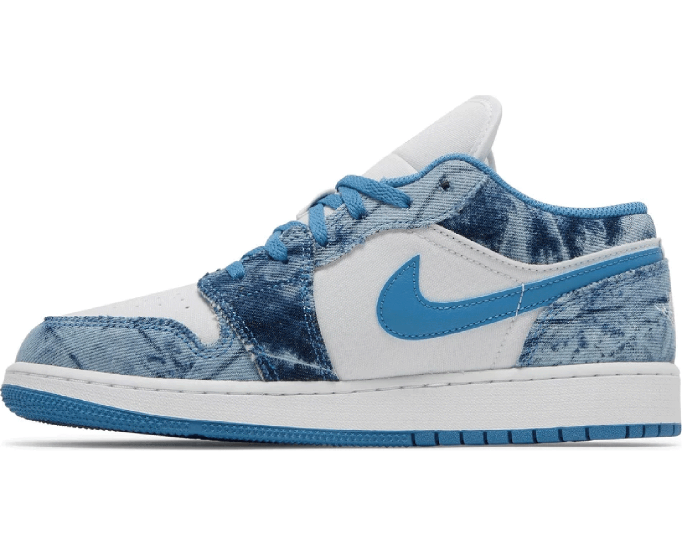 Air Jordan 1 Low GS 'Washed Denim' sneaker product image 1 | Foot Spikes