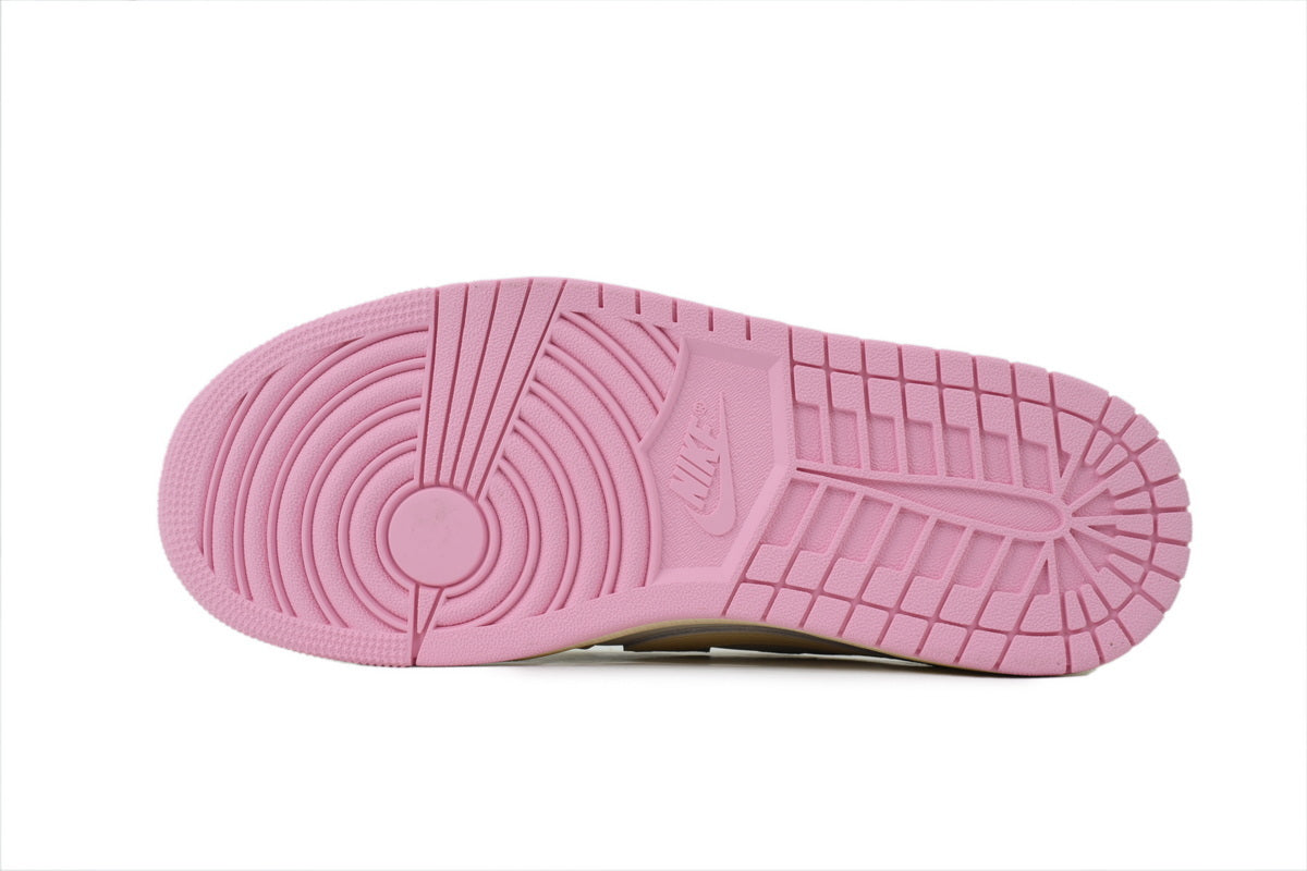 Travis Scott x Air Jordan 1 Retro Low OG 'Muslin Pink' sneaker product image 2 | Foot Spikes