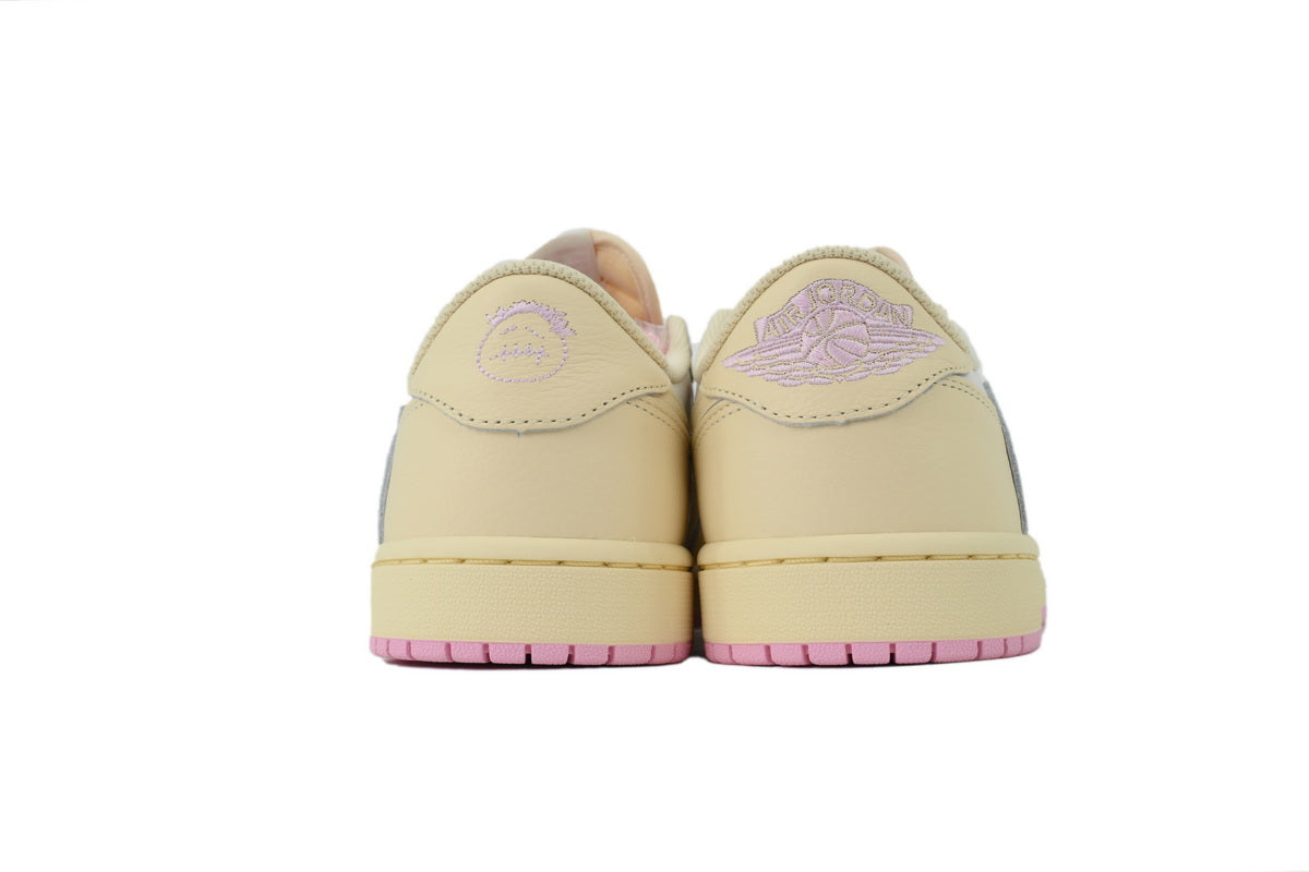 Travis Scott x Air Jordan 1 Retro Low OG 'Muslin Pink' sneaker product image 3 | Foot Spikes