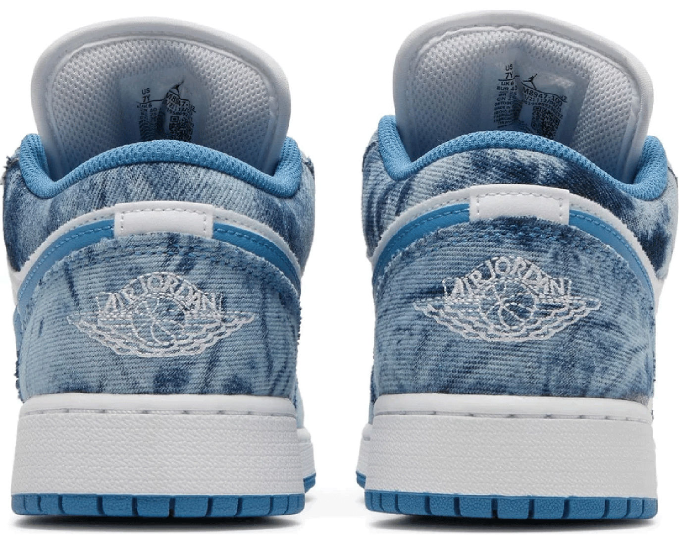 Air Jordan 1 Low GS 'Washed Denim' sneaker product image 5 | Foot Spikes
