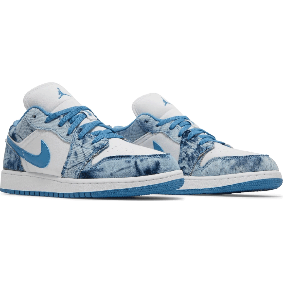 Air Jordan 1 Low GS 'Washed Denim' sneaker product image 3 | Foot Spikes