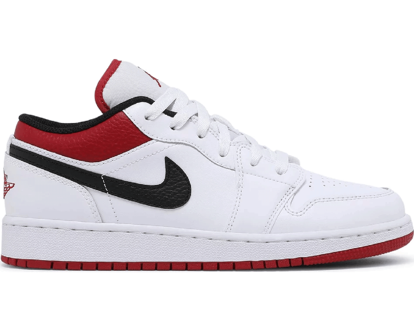 Air Jordan 1 Low 'White Gym Red' sneaker product image 3 | Foot Spikes