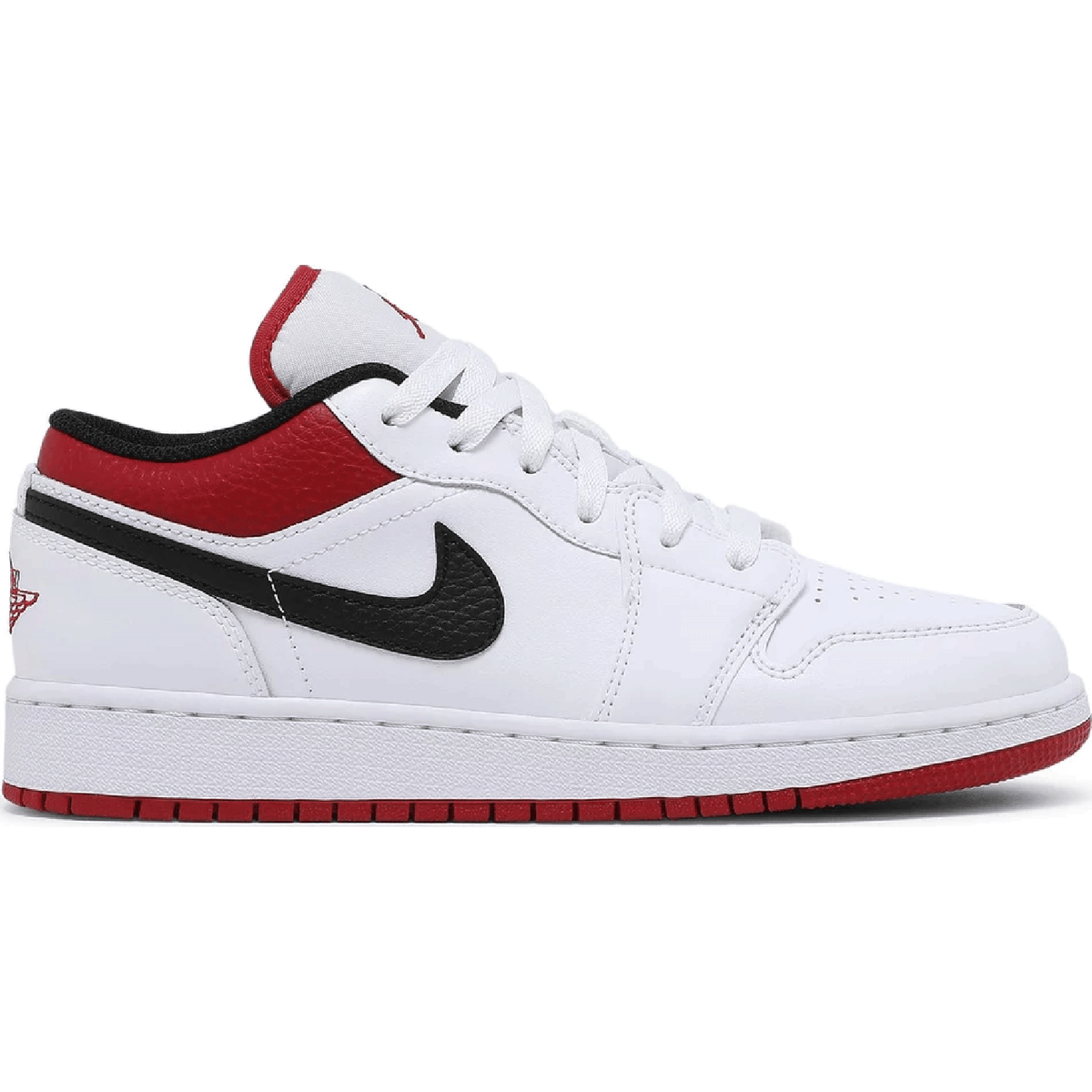 Air Jordan 1 Low 'White Gym Red' sneaker product image 3 | Foot Spikes