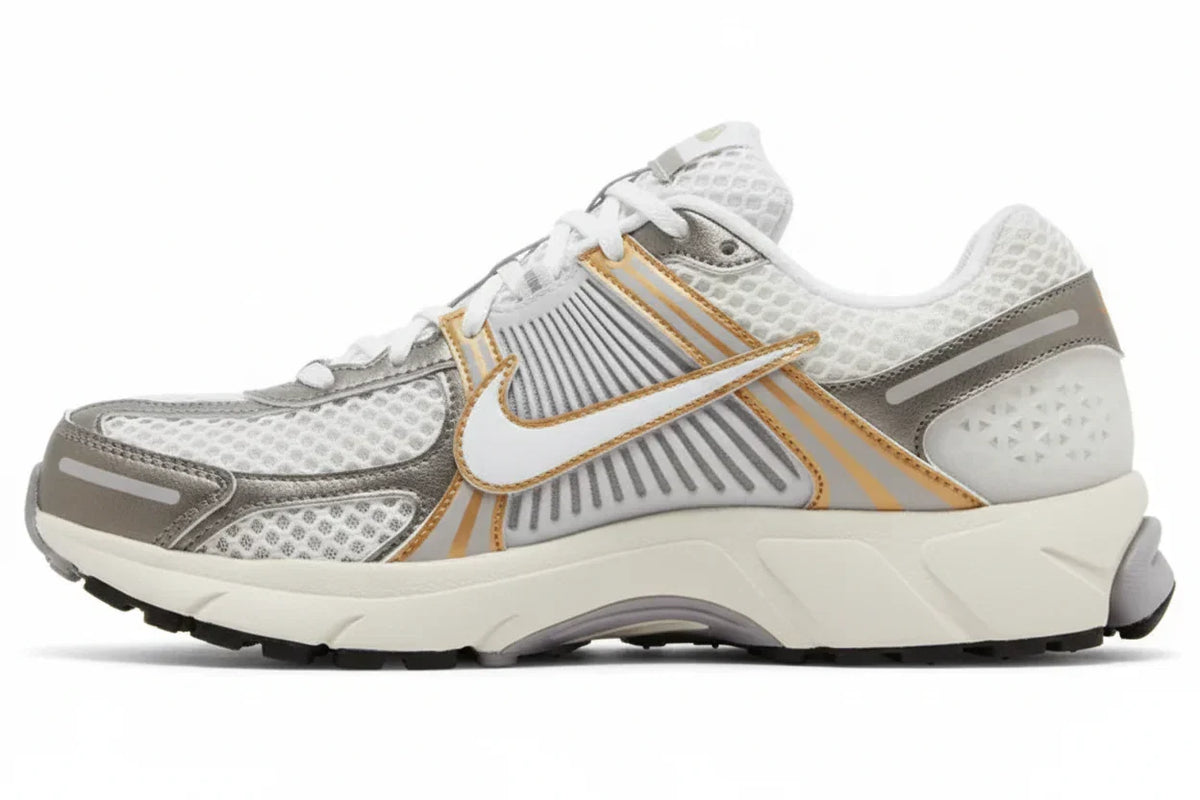 Air Zoom Vomero 5 'Metallic Pewter Gold' sneaker product image 1 | Foot Spikes