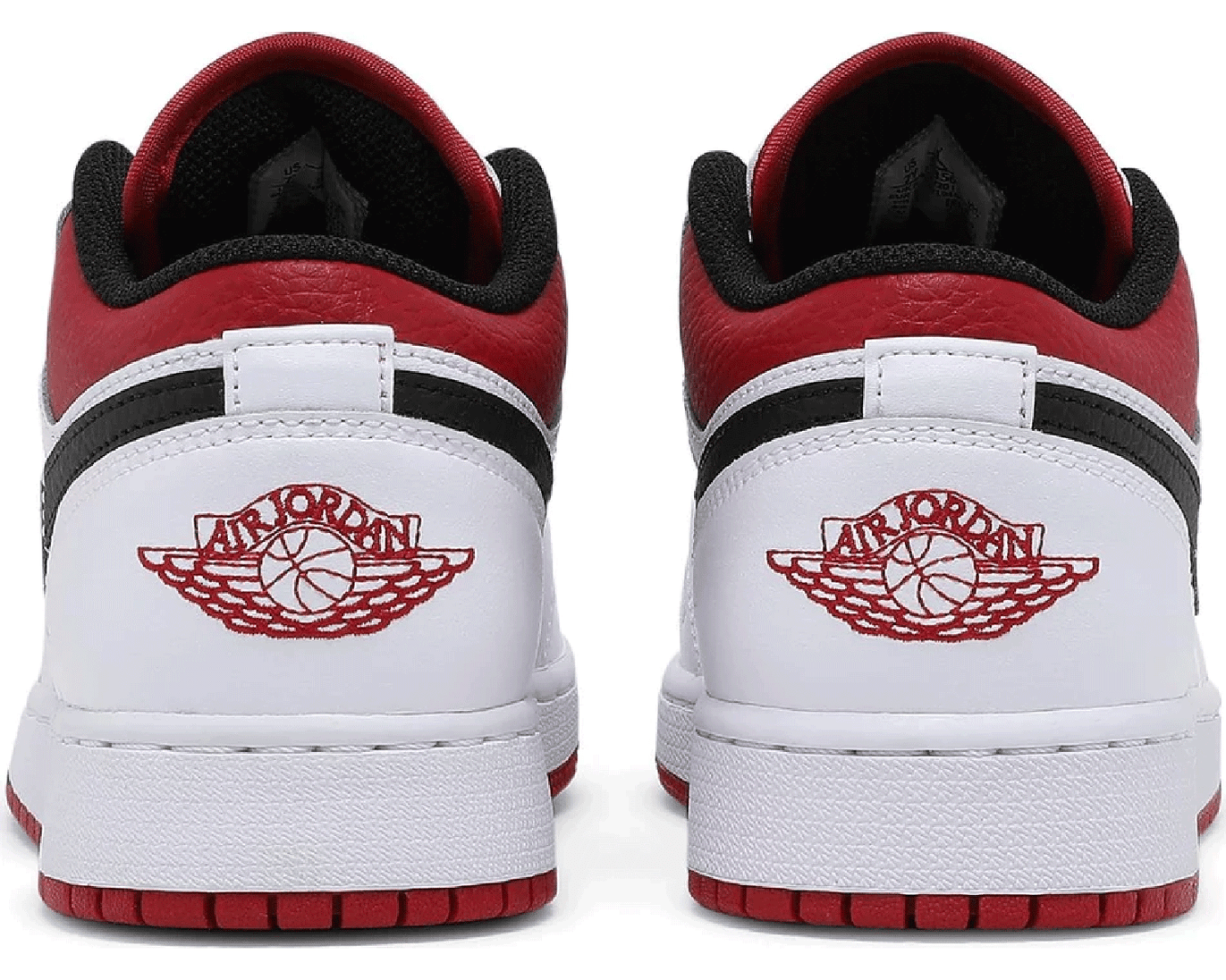 Air Jordan 1 Low 'White Gym Red' sneaker product image 5 | Foot Spikes