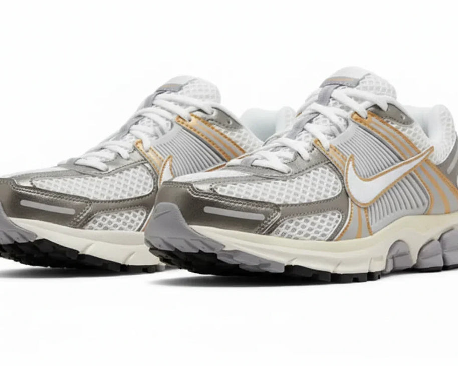 Air Zoom Vomero 5 'Metallic Pewter Gold' sneaker product image 4 | Foot Spikes