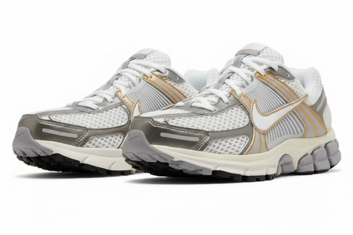 Air Zoom Vomero 5 'Metallic Pewter Gold' sneaker product image 4 | Foot Spikes