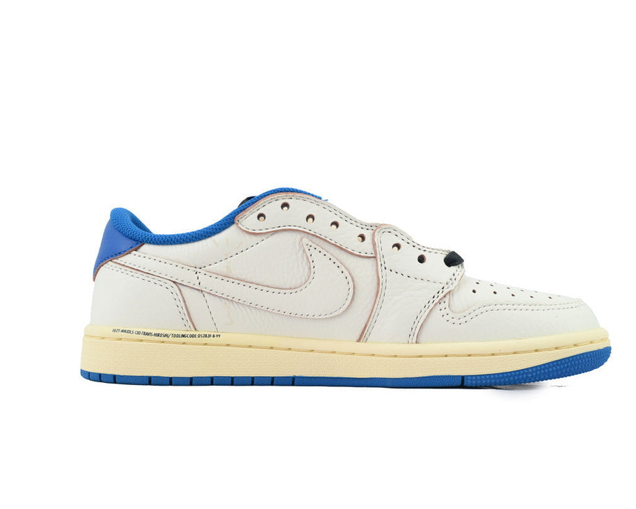 Fragment Design x Travis Scott x Air Jordan 1 Retro Low OG SP 'Sail Military Blue' sneaker product image 4 | Foot Spikes