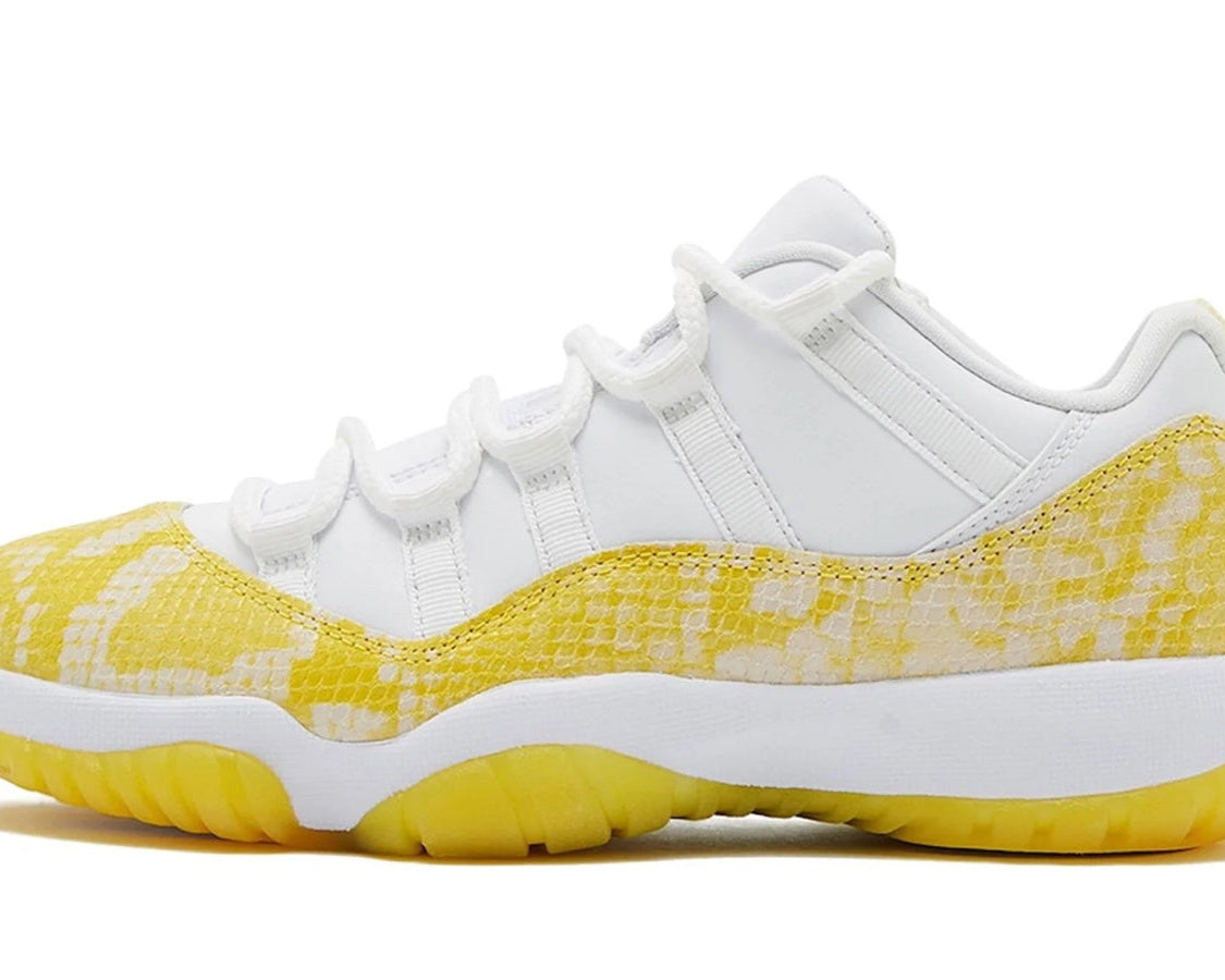 AIR JORDAN 11 LO WMNS "Yellow Snakeskin" sneaker product image 1 | Foot Spikes