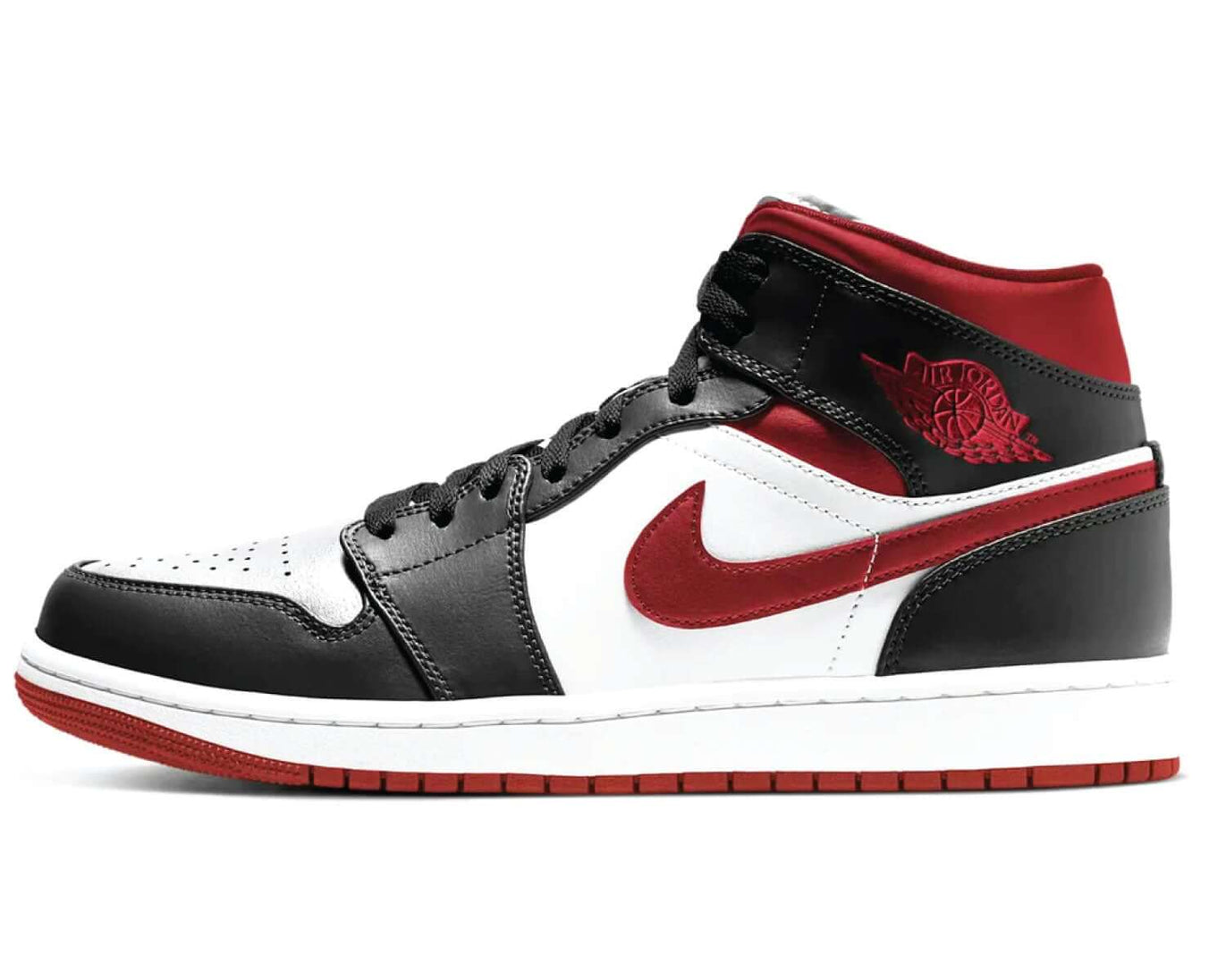 Air Jordan 1 Mid “Metallic Red” sneaker product image 1 | Foot Spikes