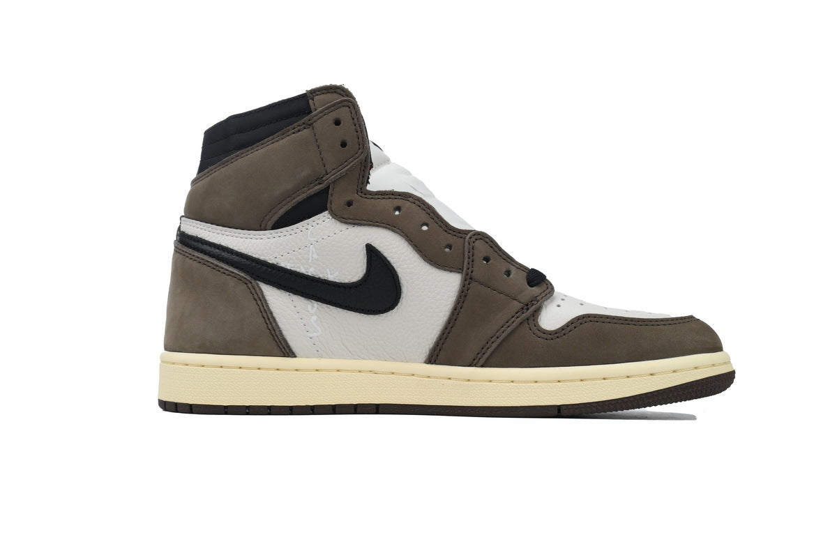 Travis Scott x Air Jordan 1 Retro High OG 'Mocha' sneaker product image 4 | Foot Spikes