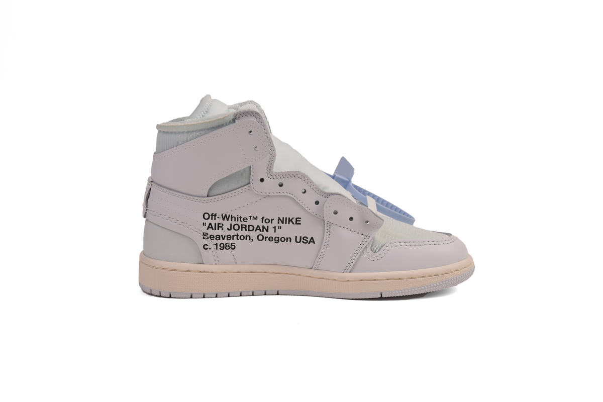 Off-White x Air Jordan 1 Retro High OG 'White' 2018 sneaker product image 4 | Foot Spikes