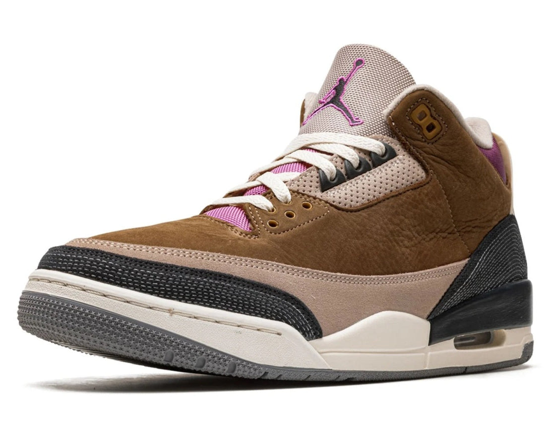 Air Jordan 3 Retro "Winterized - Archaeo Brown" sneaker product image 3 | Foot Spikes