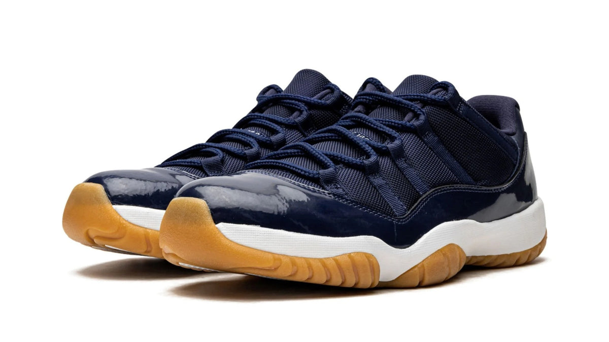Air Jordan 11 Retro Low "Navy/Gum" sneaker product image 2 | Foot Spikes