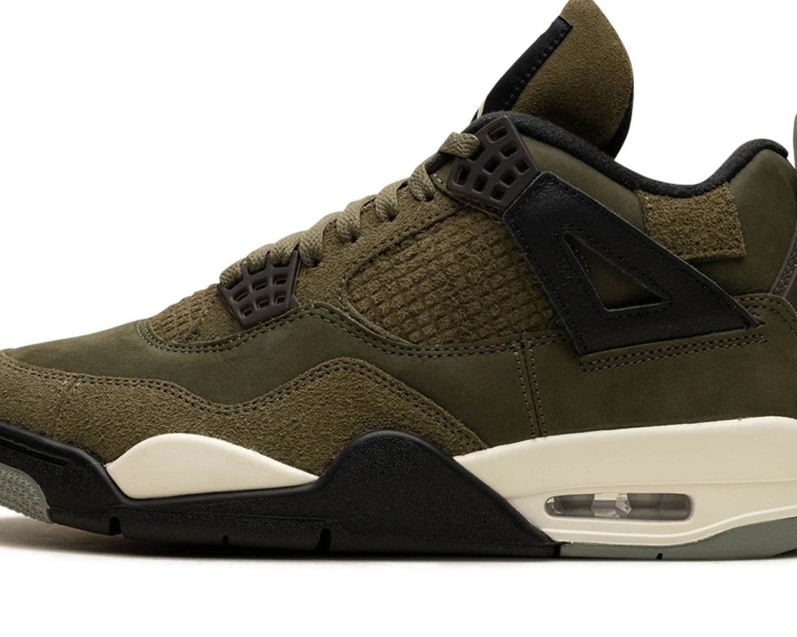 Air Jordan 4 Craft "Medium Olive" sneaker product image 1 | Foot Spikes