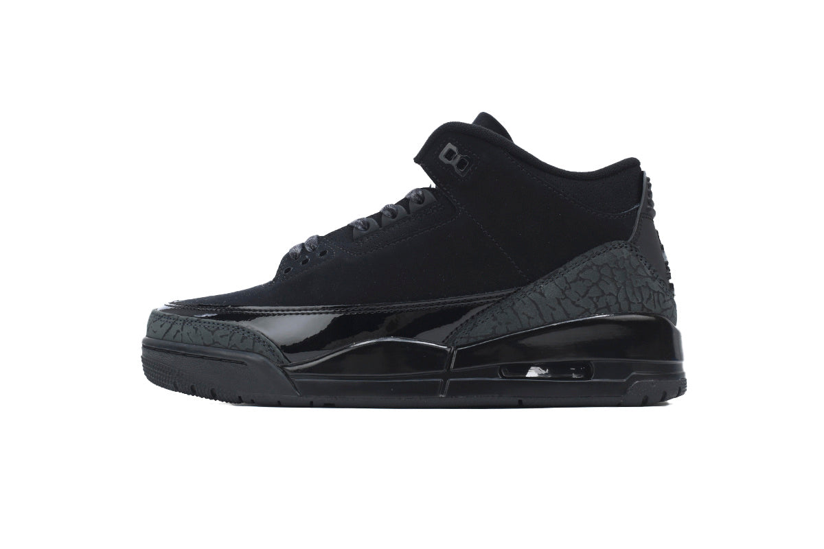 Air Jordan 3 Retro 'Black Cat' 2025 sneaker product image 1 | Foot Spikes
