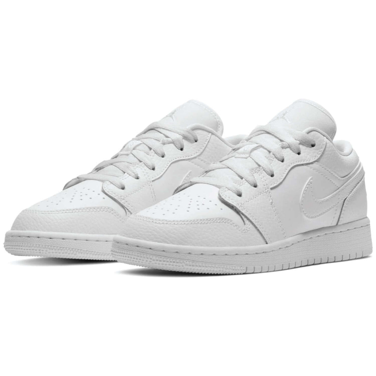 Air Jordan 1 Low GS “Triple White” sneaker product image 3 | Foot Spikes