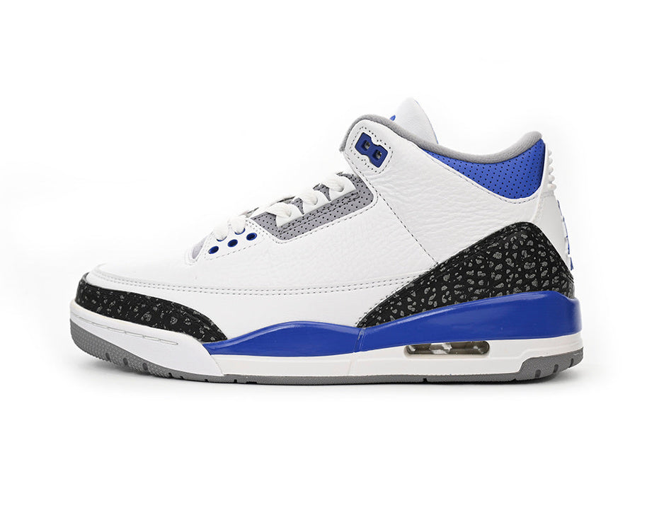 Air Jordan 3 Retro 'Racer Blue' sneaker product image 1 | Foot Spikes