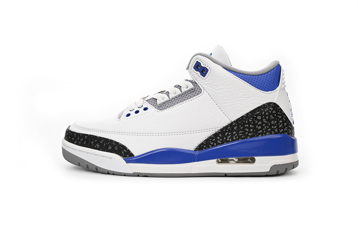 Air Jordan 3 Retro 'Racer Blue' sneaker product image 1 | Foot Spikes