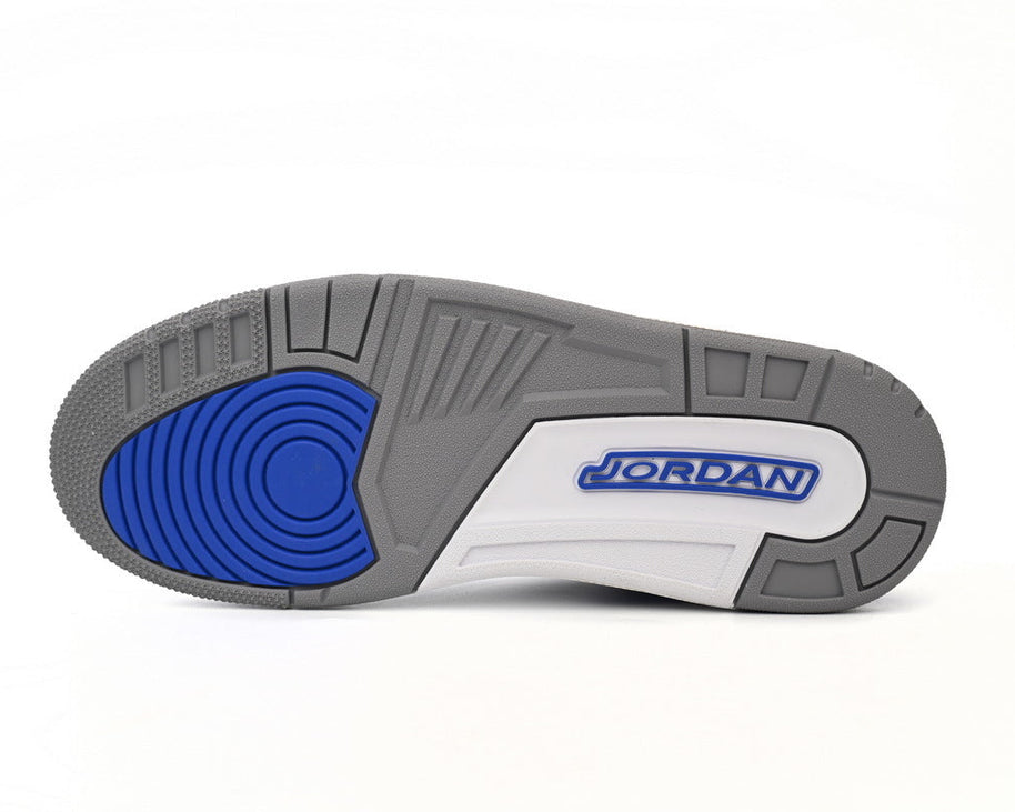 Air Jordan 3 Retro 'Racer Blue' sneaker product image 2 | Foot Spikes