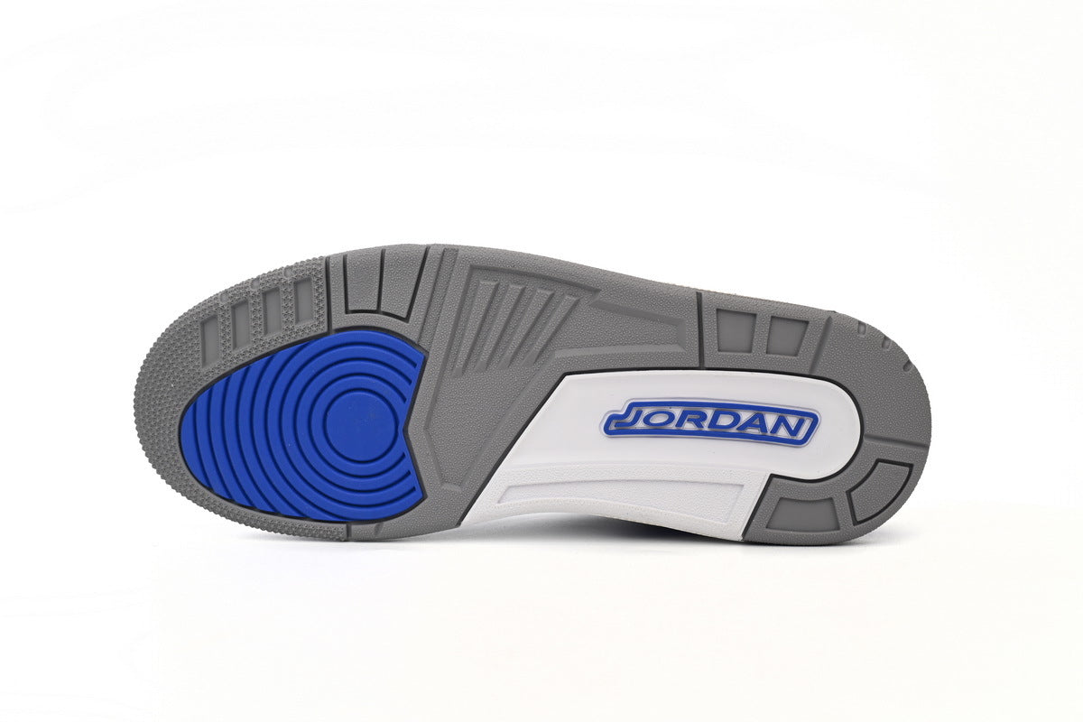Air Jordan 3 Retro 'Racer Blue' sneaker product image 2 | Foot Spikes