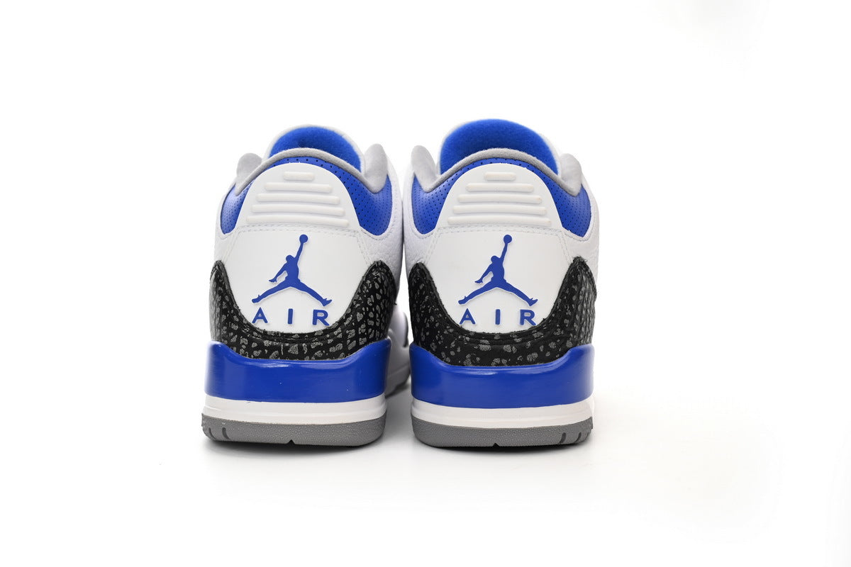 Air Jordan 3 Retro 'Racer Blue' sneaker product image 3 | Foot Spikes