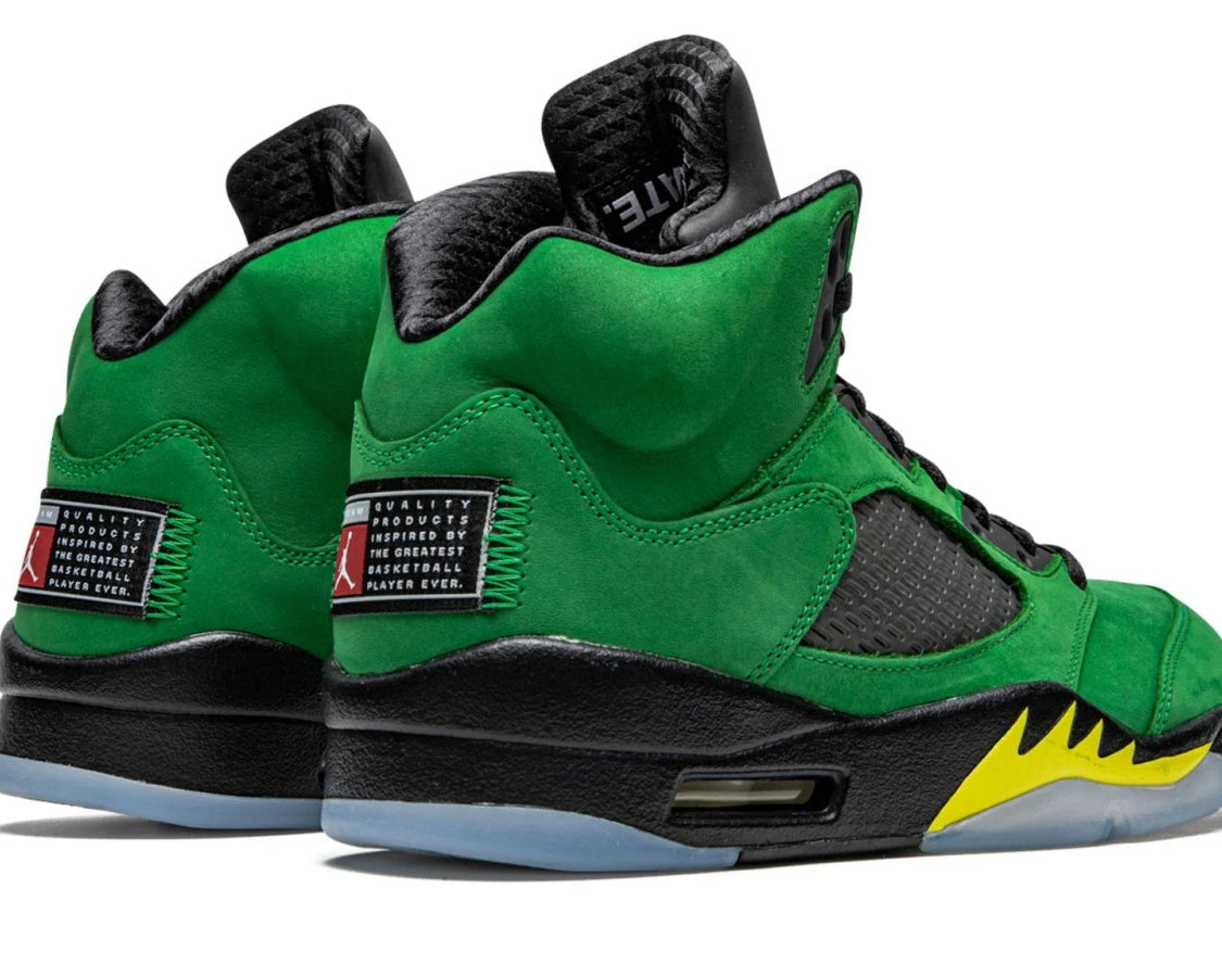 Air Jordan 5 Retro SE "Oregon" sneaker product image 4 | Foot Spikes