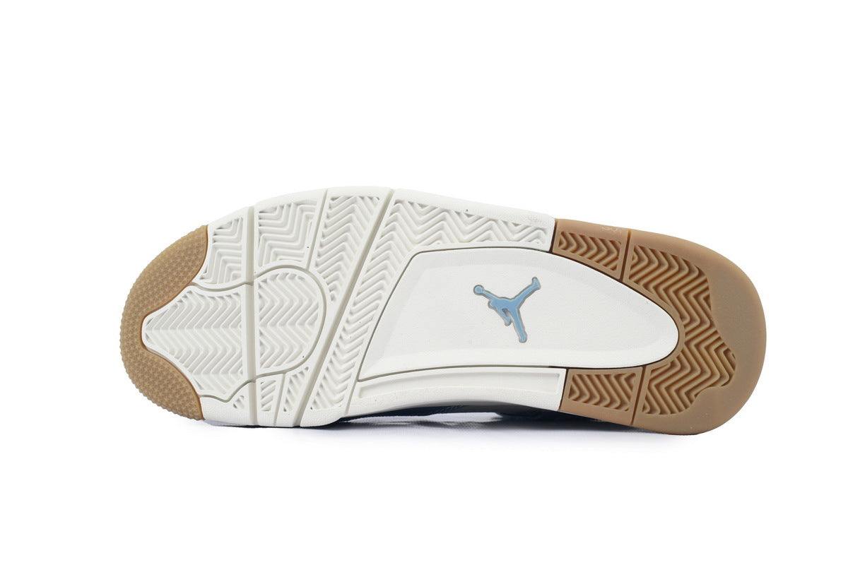 Wmns Air Jordan 4 Retro TEX 'Worn Blue Denim' sneaker product image 2 | Foot Spikes