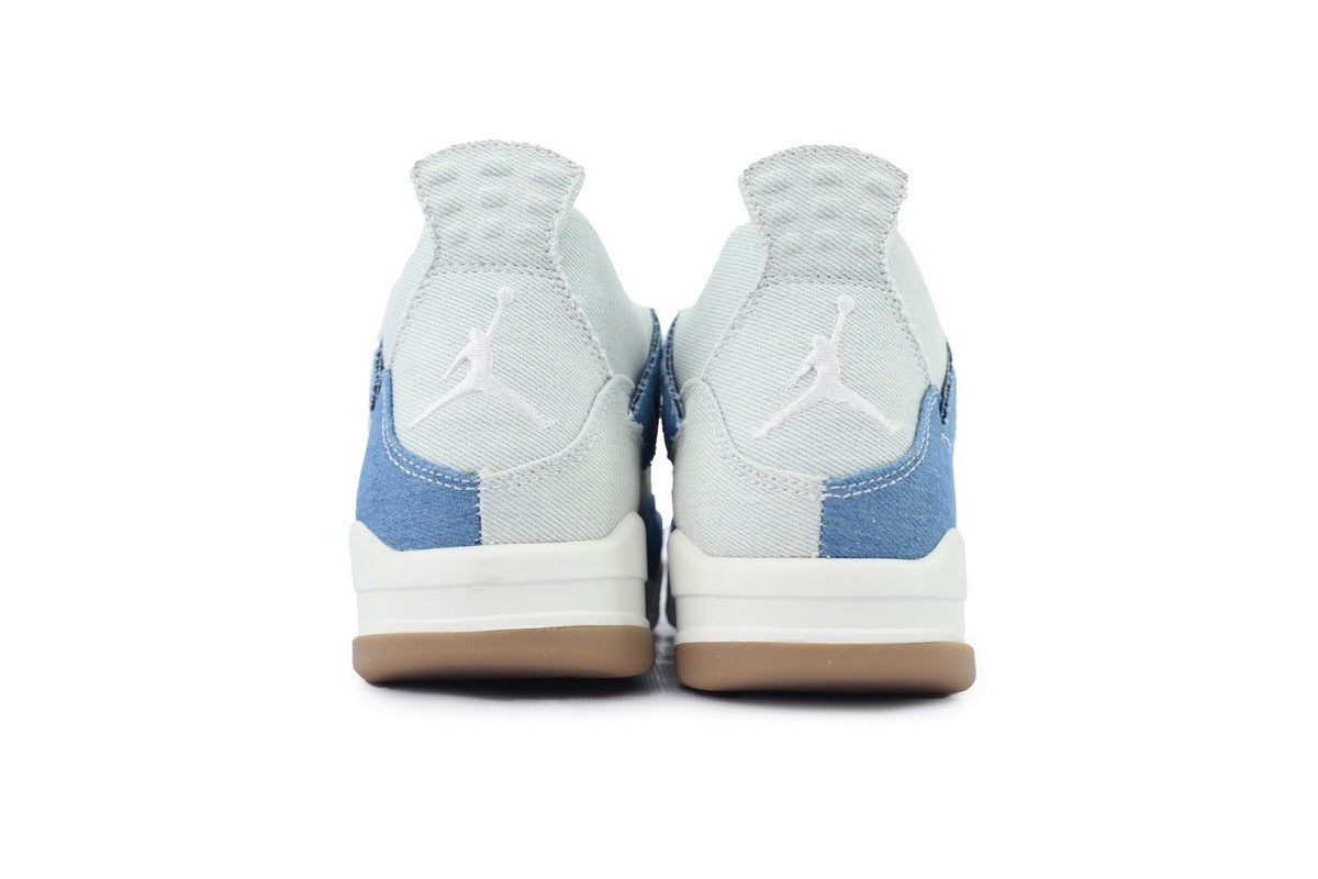 Wmns Air Jordan 4 Retro TEX 'Worn Blue Denim' sneaker product image 3 | Foot Spikes