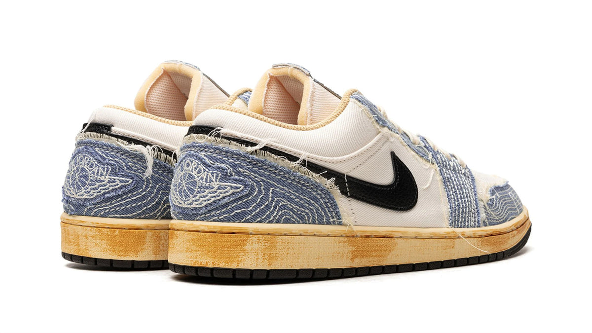 Air Jordan 1 Low SE "Sashiko Denim" sneaker product image 4 | Foot Spikes