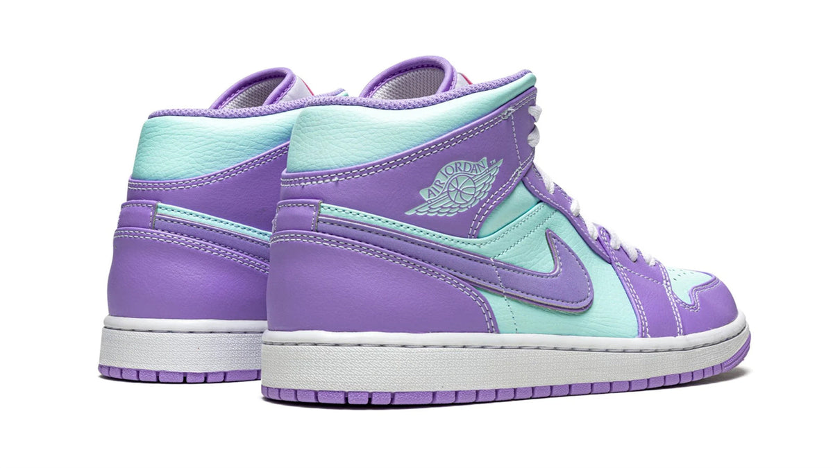 Air Jordan 1 Mid "Purple Pulse / Glacier Blue" sneaker product image 4 | Foot Spikes