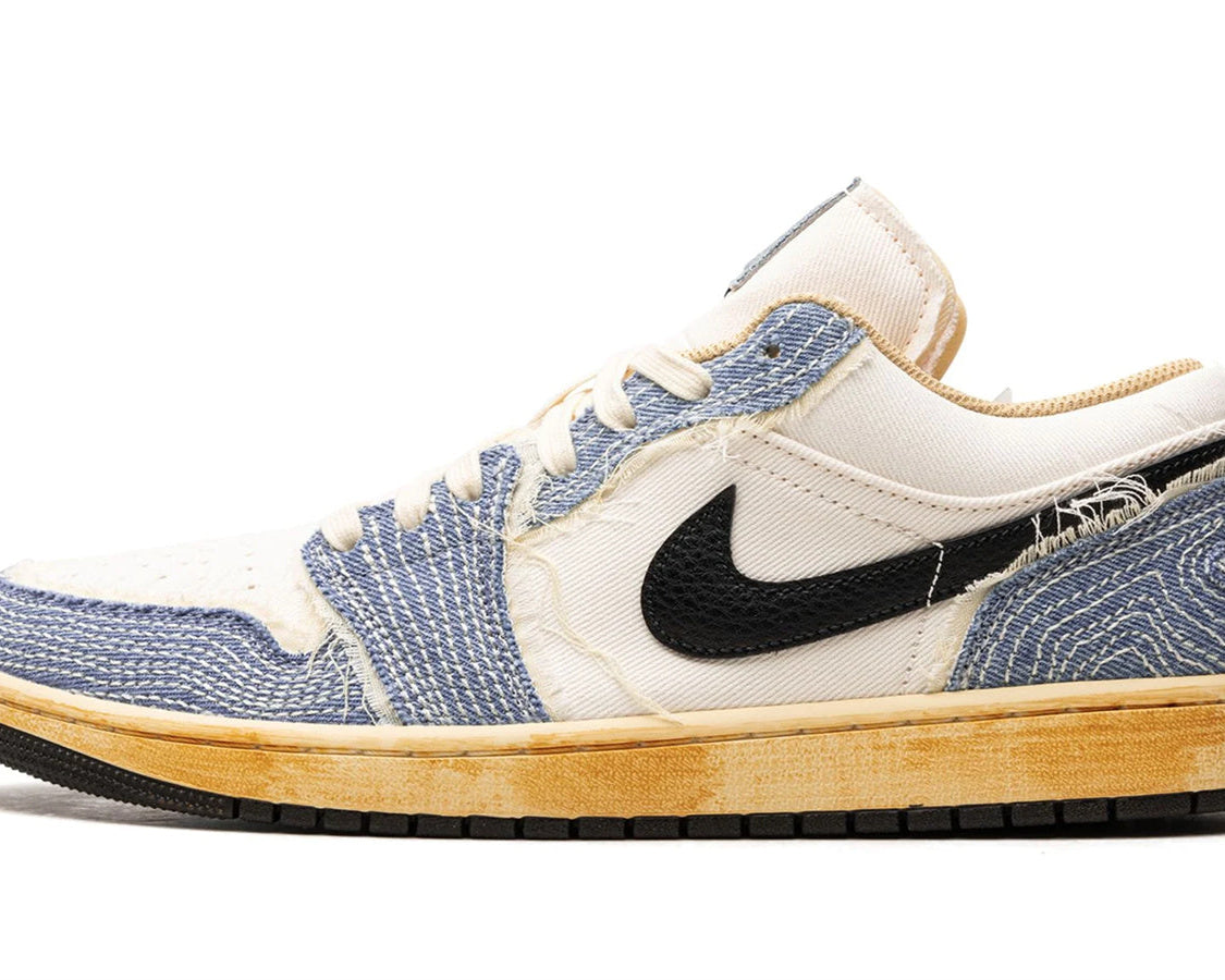 Air Jordan 1 Low SE "Sashiko Denim" sneaker product image 1 | Foot Spikes
