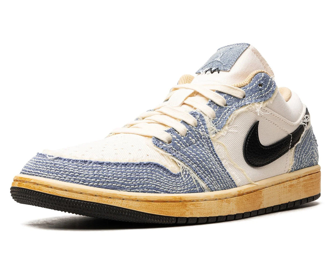 Air Jordan 1 Low SE "Sashiko Denim" sneaker product image 3 | Foot Spikes