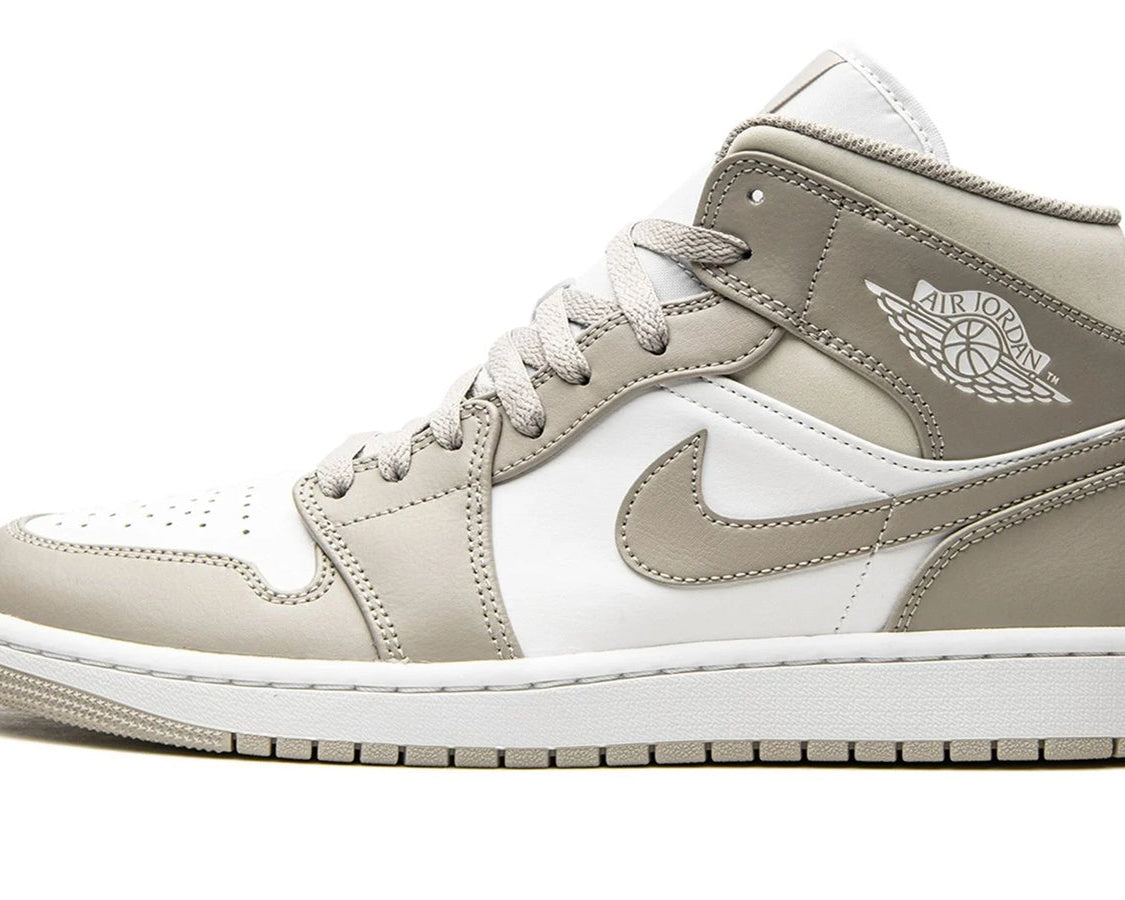 Air Jordan 1 Mid "Linen / College Grey" sneaker product image 1 | Foot Spikes