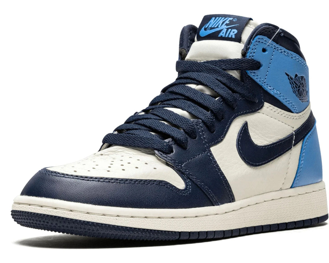 Air Jordan 1 Retro High OG GS "Obsidian/University Blue" sneaker product image 3 | Foot Spikes