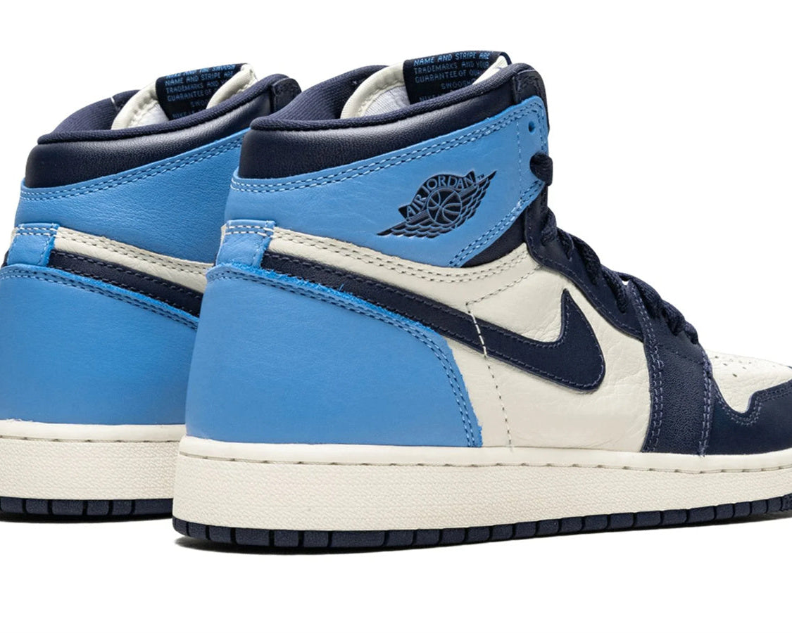 Air Jordan 1 Retro High OG GS "Obsidian/University Blue" sneaker product image 4 | Foot Spikes