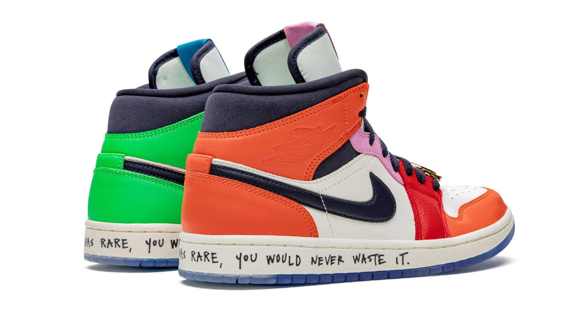 Air Jordan 1 Mid WMNS "Melody Ehsani - Fearless" sneaker product image 4 | Foot Spikes