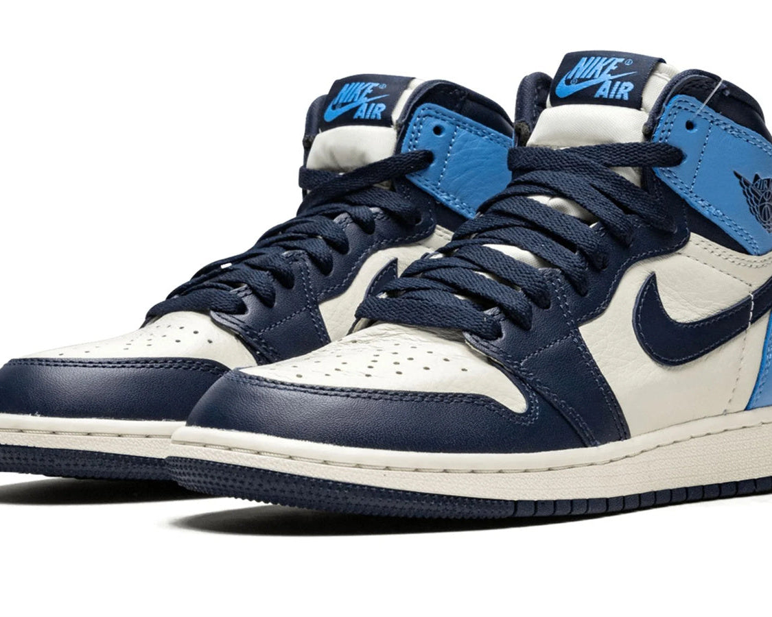 Air Jordan 1 Retro High OG GS "Obsidian/University Blue" sneaker product image 2 | Foot Spikes
