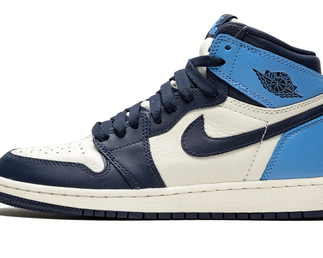 Air Jordan 1 Retro High OG GS "Obsidian/University Blue" sneaker product image 1 | Foot Spikes