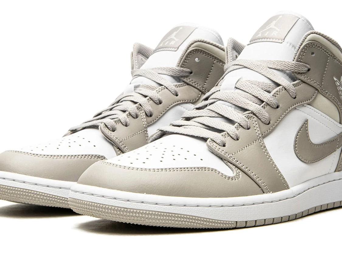 Air Jordan 1 Mid "Linen / College Grey" sneaker product image 2 | Foot Spikes