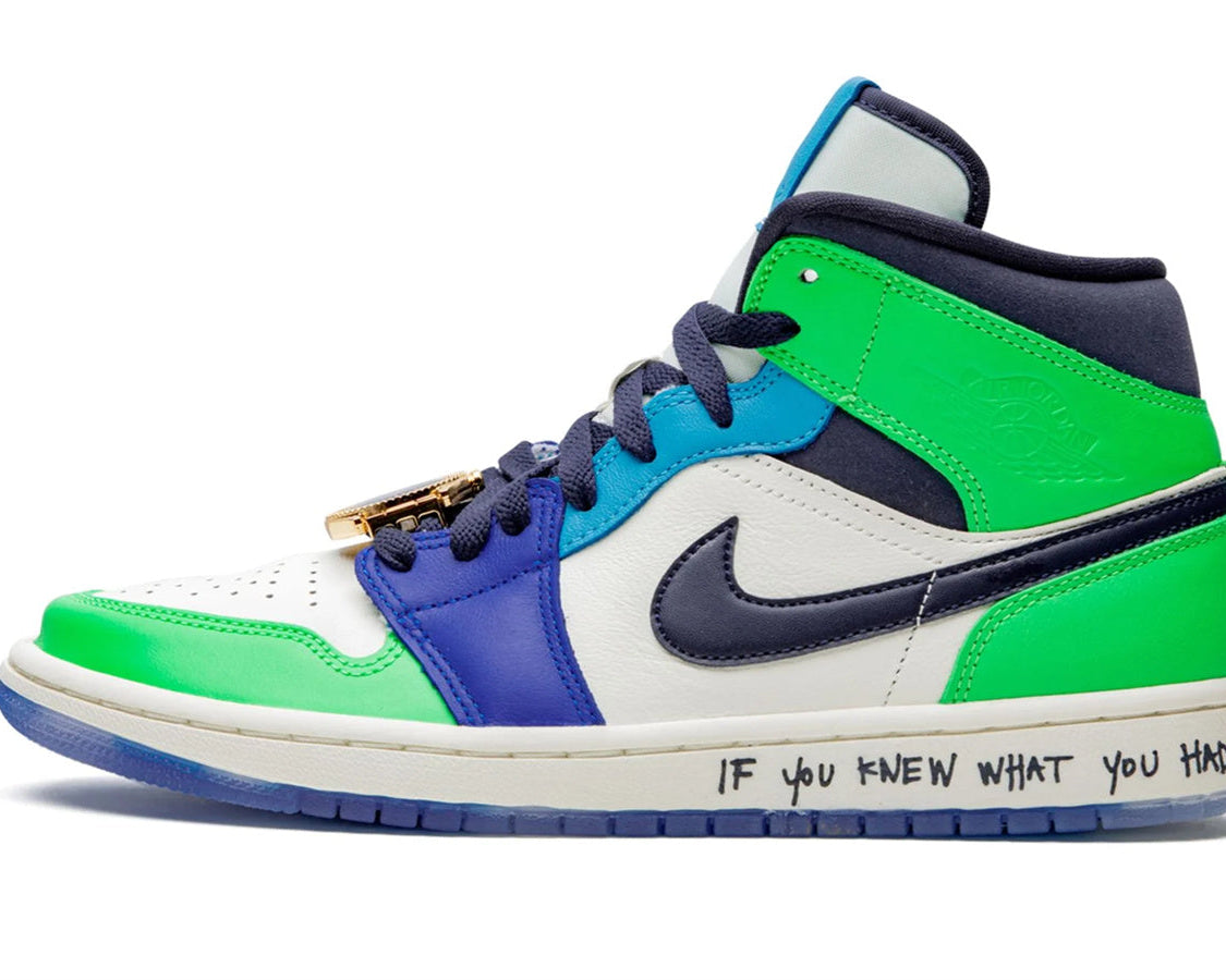 Air Jordan 1 Mid WMNS "Melody Ehsani - Fearless" sneaker product image 1 | Foot Spikes